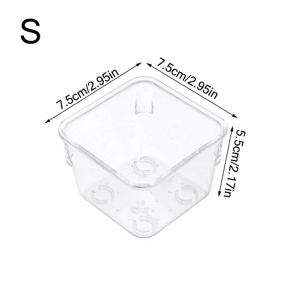 Durable S/M/L/XL/XXL Desktop Storage Box Transparent Sundries Sorting Storage Organizer Drawer Plastic Cosmetics Organizer Boxes Peaceful Pleasures Health and Wellness S-Style2