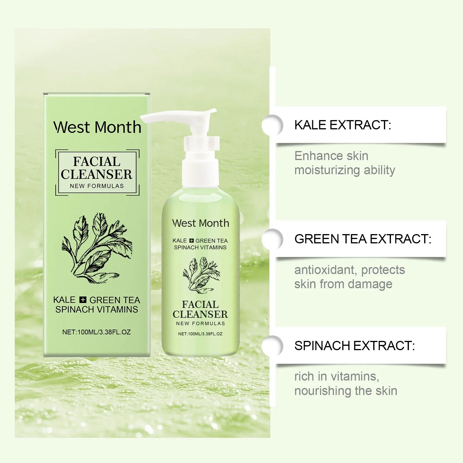 Anti-Acne Foaming Facial Wash – Oil Control & Pore Cleanser Foaming Facial Wash Oasis Select