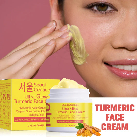 Turmeric Face Moisturizing Cream – Hydrating Glow Daily 60ml Face Moisturizer Cream Oasis Select