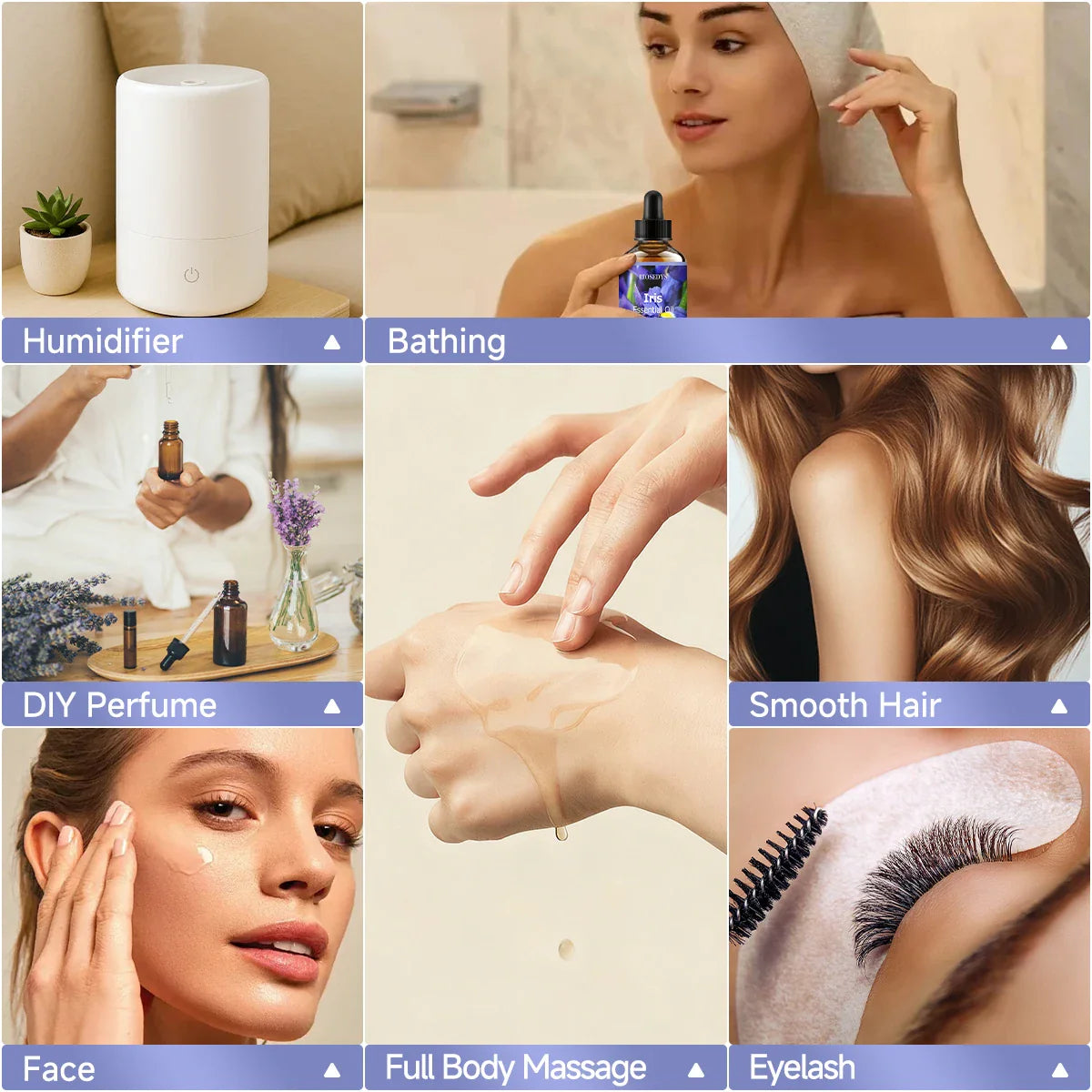 RIÔSEDYS Iris Essential Oil – Massage, Hair Care & Diffuser