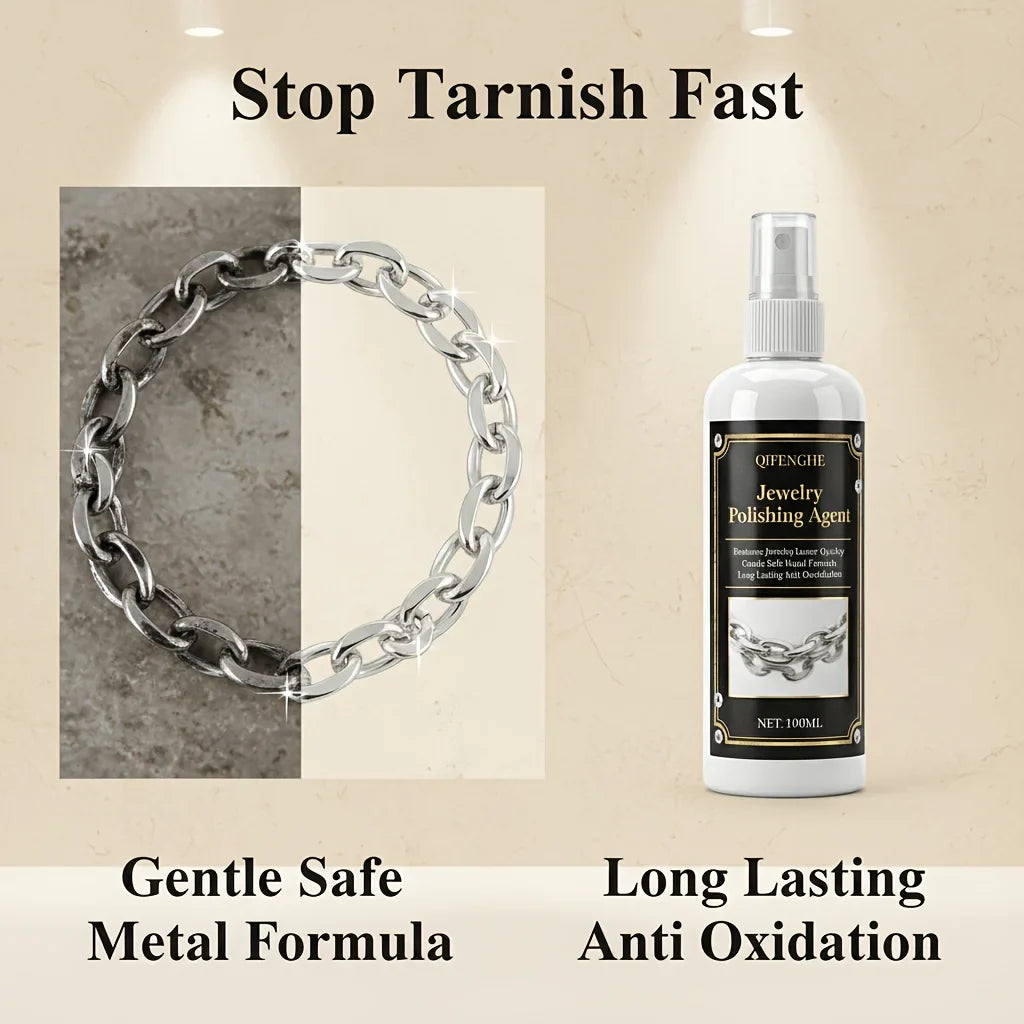 Jewelry Polishing Spray – Tarnish Remover for Gold & Silver