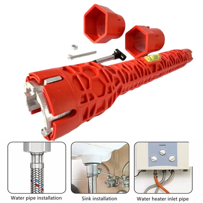 5/8-in-1 Sink Faucet Wrench – Plumbing Installation Tool Peaceful Pleasures Health and Wellness