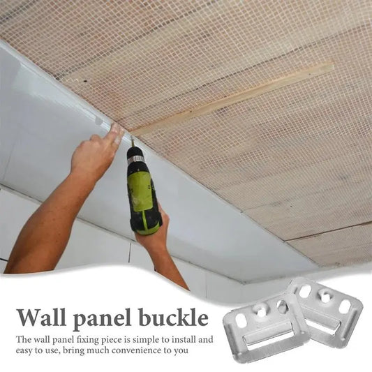 New 100Pcs WPC Wall Panel Clips Metal Clip For Wpc Wall And Ceiling Fluted Cladding Clip Only Indoor And Outdoor Various Peaceful Pleasures Health and Wellness