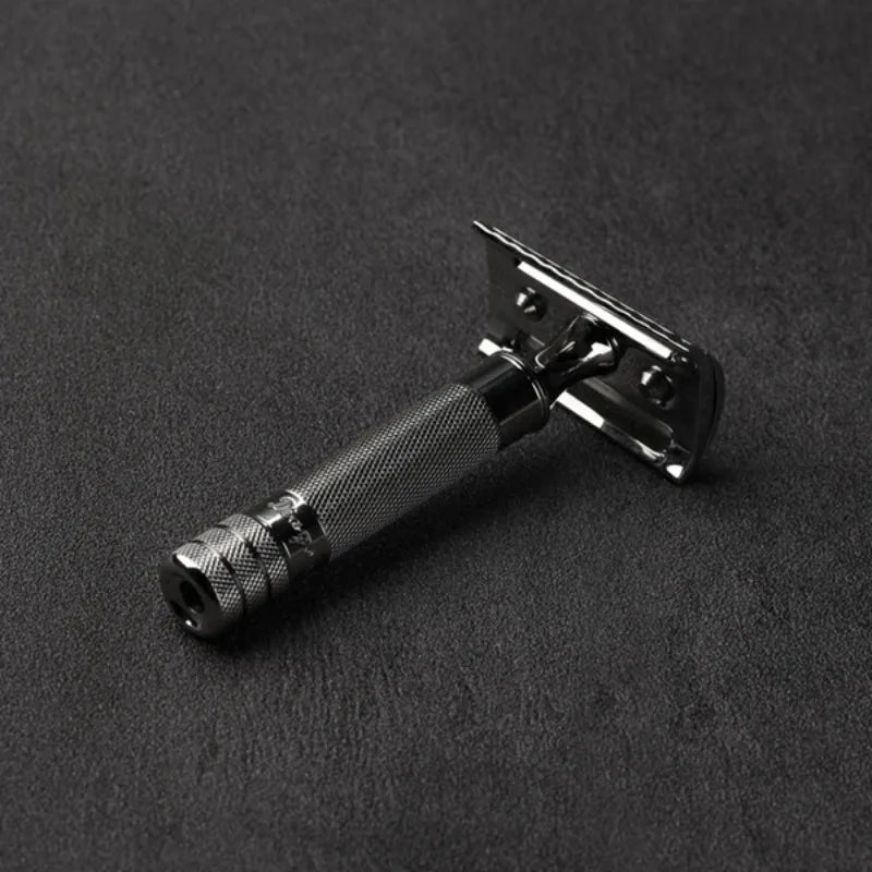 2026 Yaqi Diagonal Slant Safety Razor Stainless Steel Lightweight Portable 0.35mm Blade Gap for Smooth Shaving Experience Peaceful Pleasures Health and Wellness