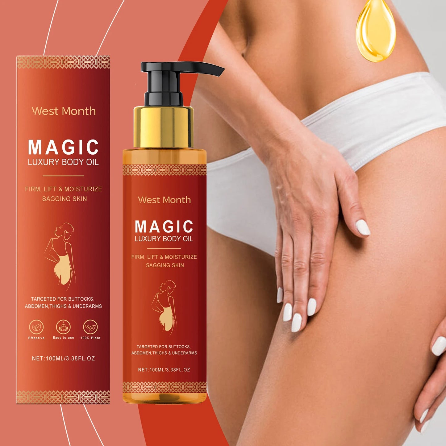WESTMONTH Magic Body Tightening & Moisturizing Oil 100ml