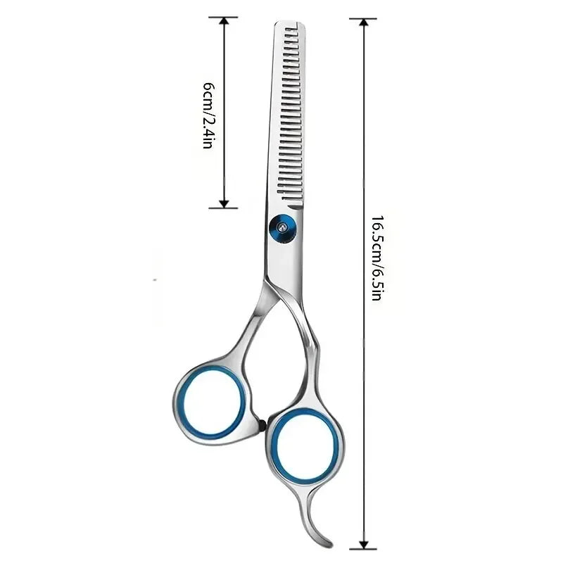Professional 6.5" Thinning Scissors – Stainless Steel Barber Shear