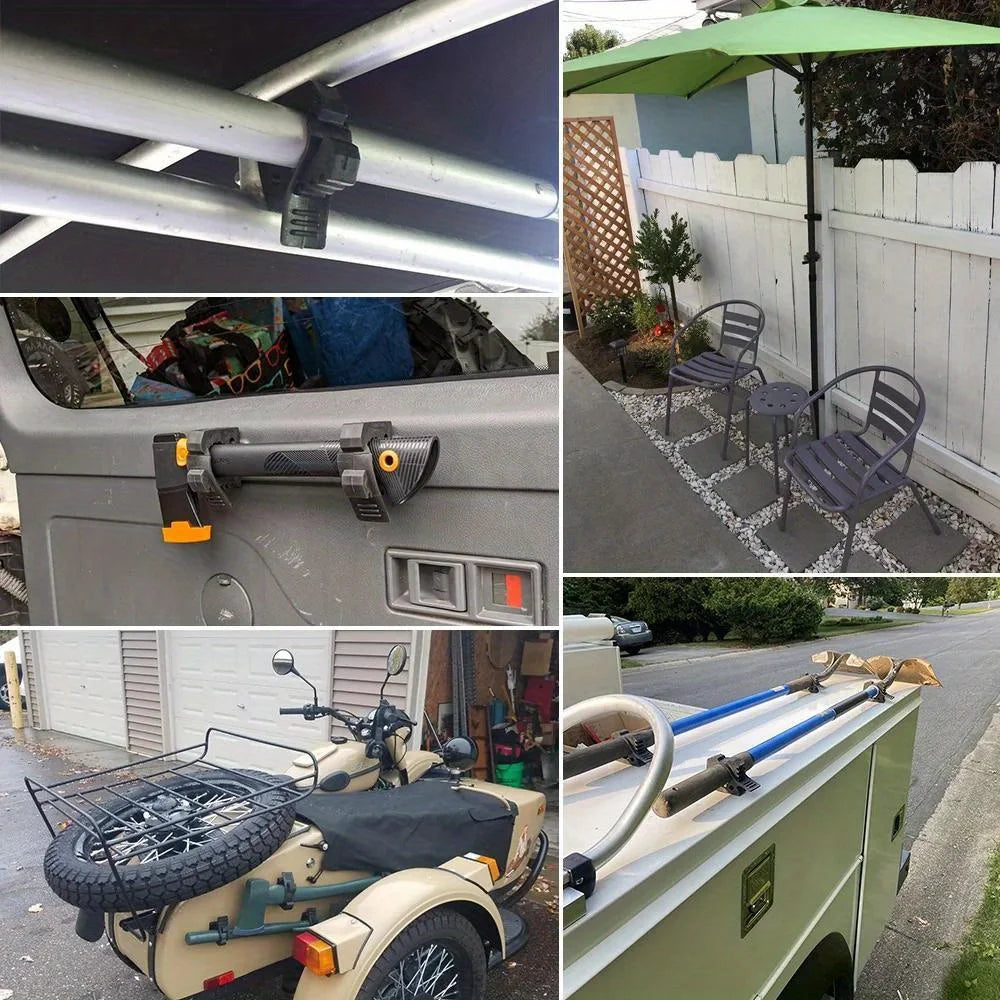 Original Clamp Easy to Carry Garage Storage Hook for Truck Bed Roof Rack Trailer Peaceful Pleasures Health and Wellness