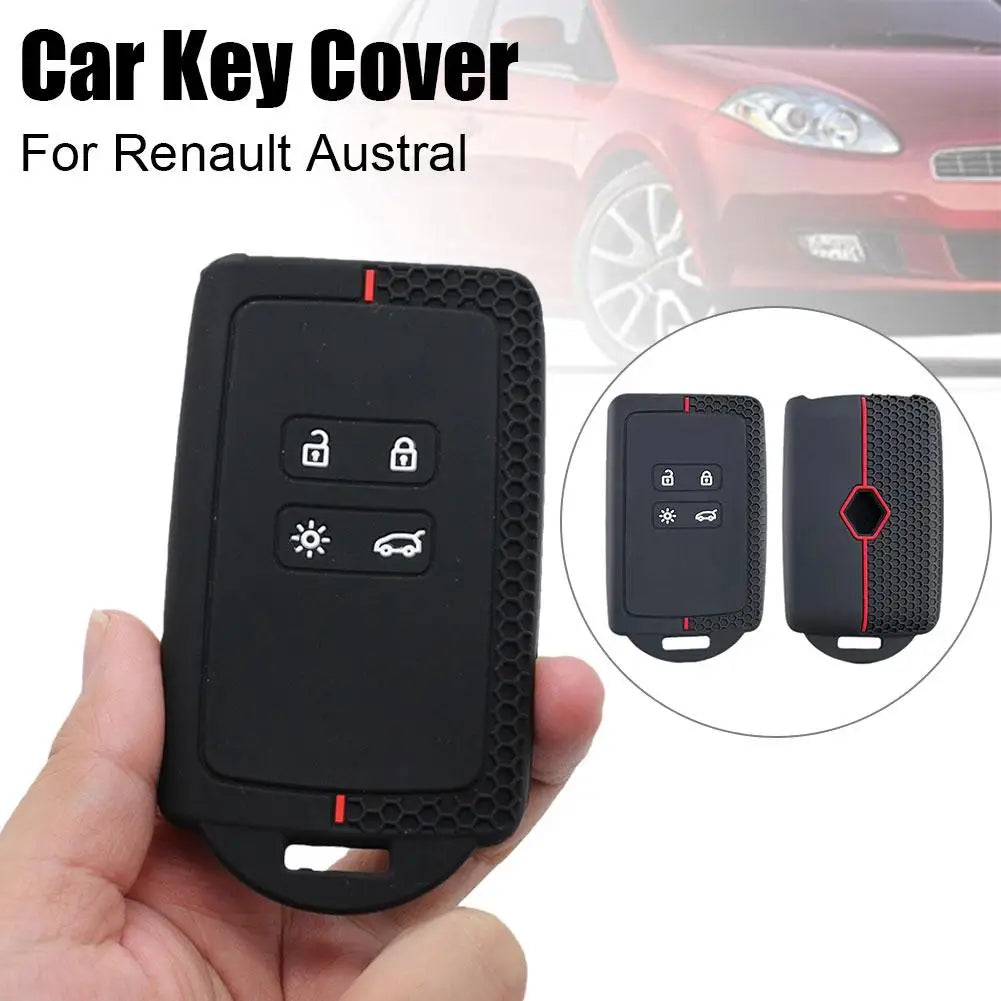 Silicone Car Key Cover for Renault Models Peaceful Pleasures Health and Wellness