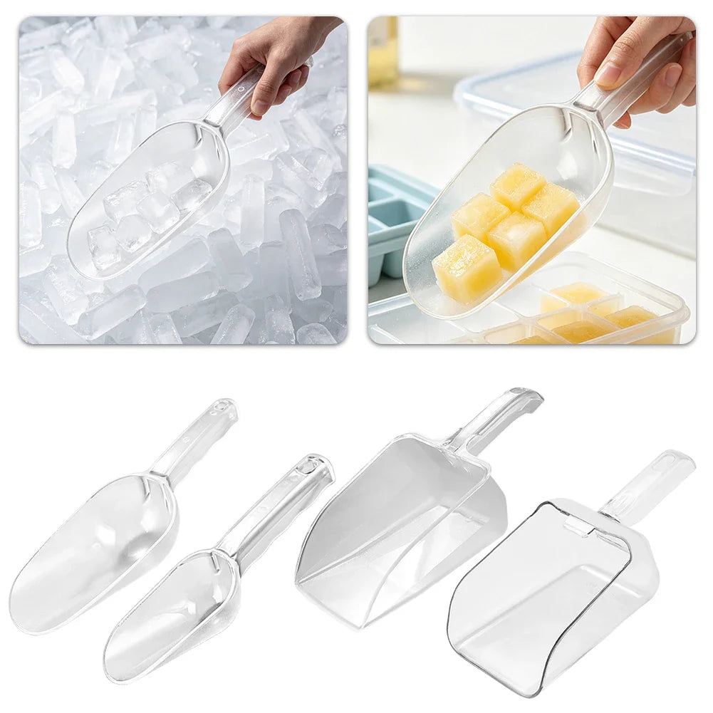 Clear PC Ice Scoop – BPA-Free Polycarbonate Food Shovel