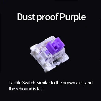 Dustproof Mechanical Keyboard Switches – Clicky Linear Tactile
