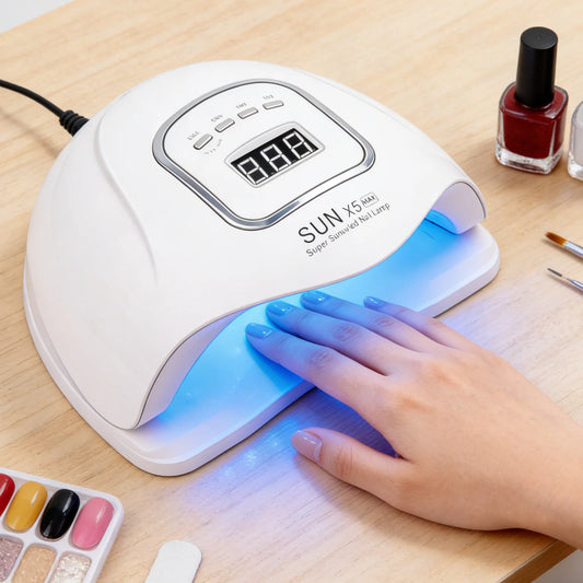 EU X5MAX Ultraviolet/LED Nail Lamp Drying Device - A nail polish suitable for the quick curing process in nail art and foot care Peaceful Pleasures Health and Wellness