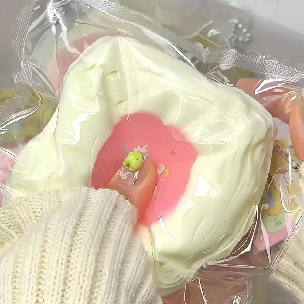 Cute Food Series Stress-relieving Toys Silicone Squeezing Slow
