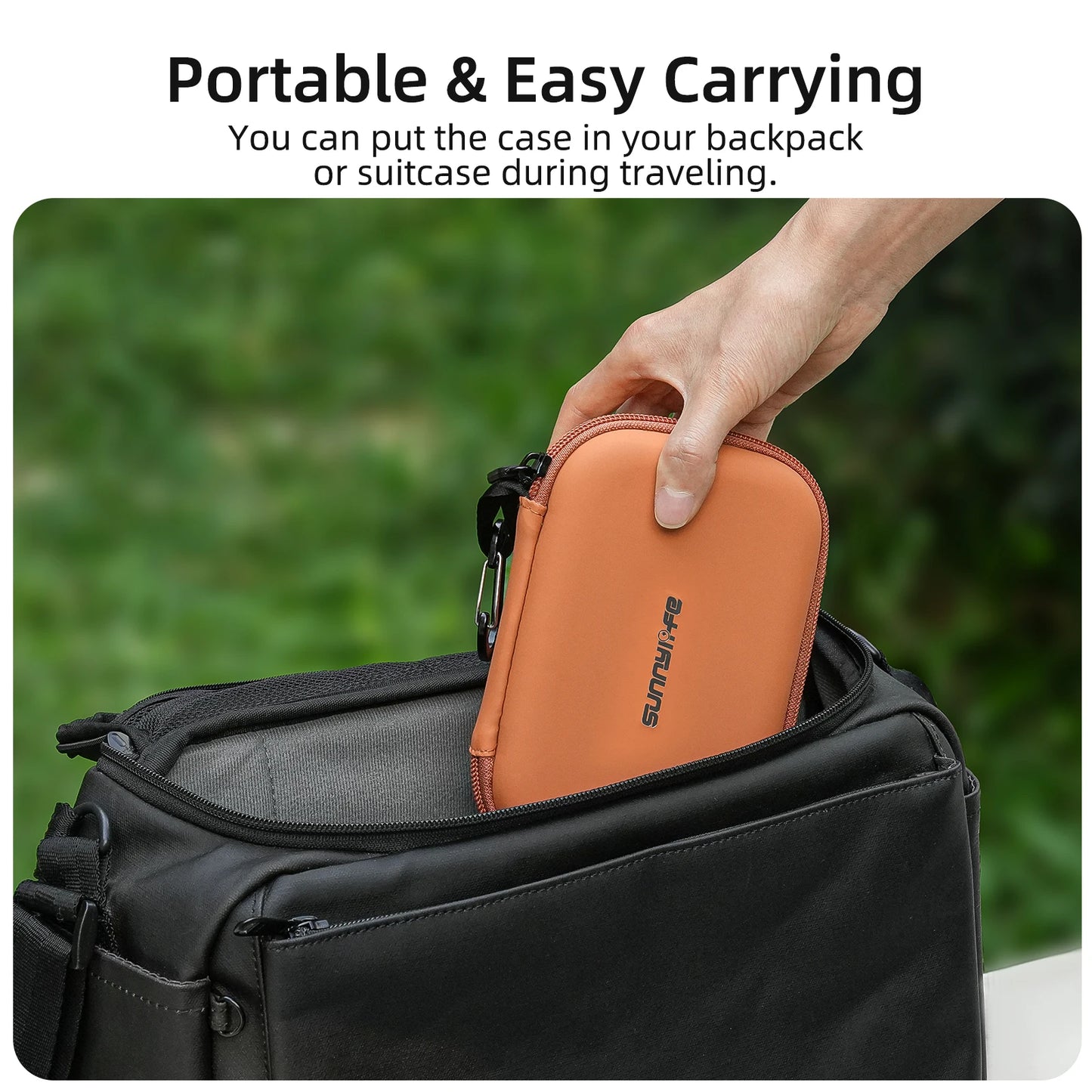 Stylish design High-Quality Matte Leather For Insta360 Ace Pro 2/1 Street Photography Storage Bag And Handbag Accessories Peaceful Pleasures Health and Wellness