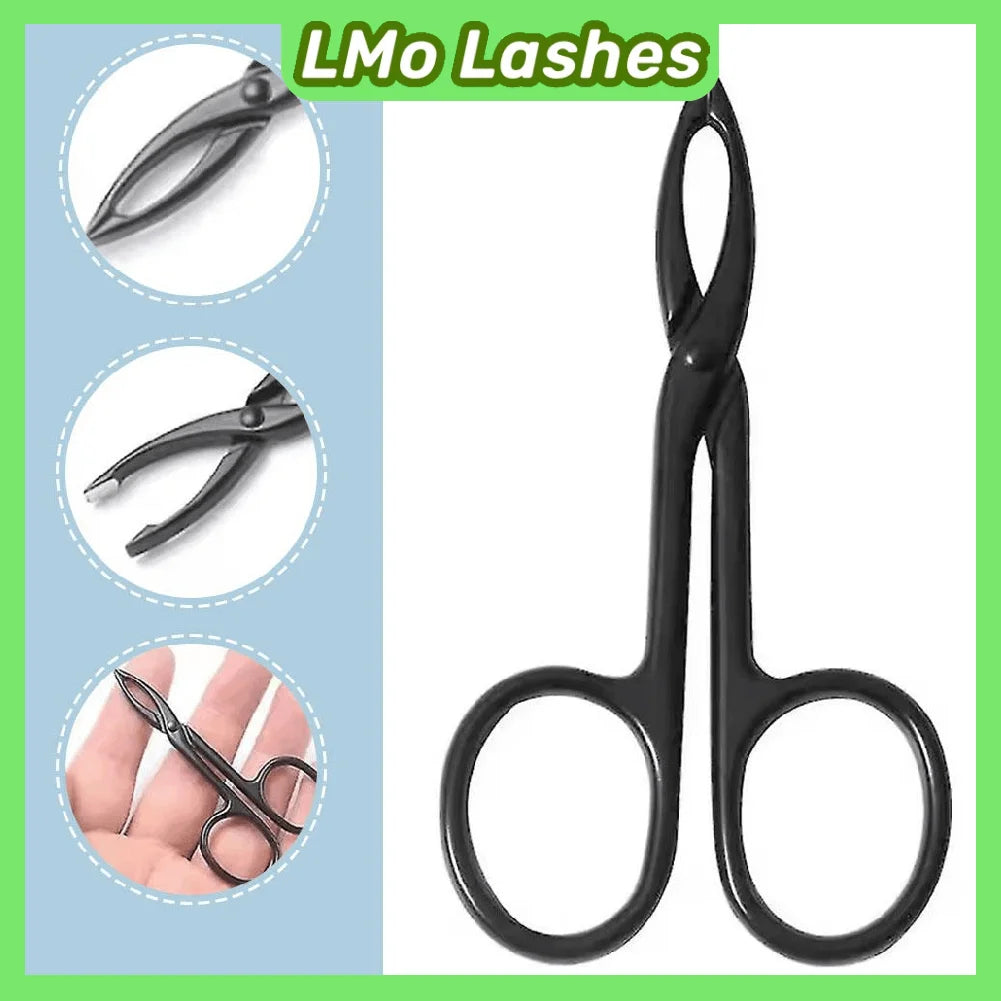 Stainless Steel Eyebrow Tweezers – Slanted & Flat Tip