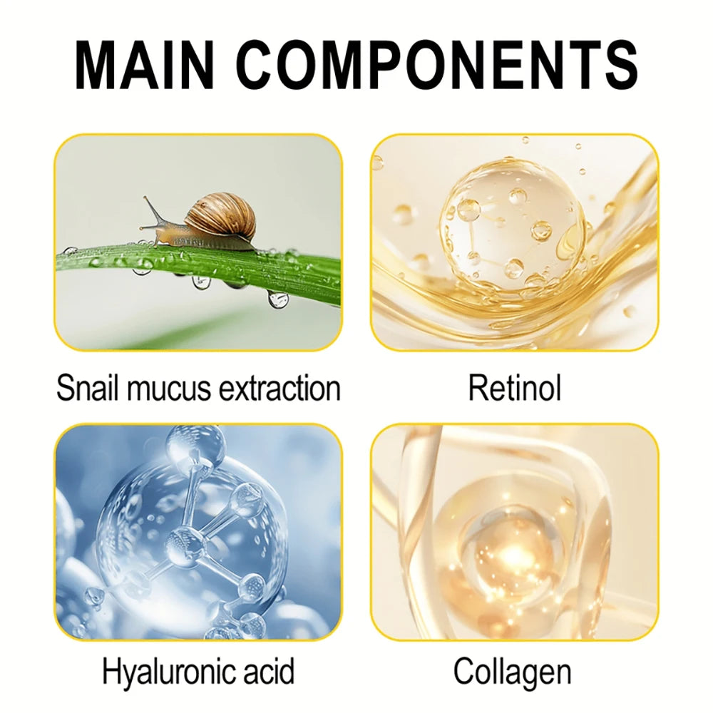 SUYARUN 96% Snail Mucin & Retinol Anti-Aging Cream Stick - Firming Neck, Face & Feet Care, Intensive Hydration. Peaceful Pleasures Health and Wellness