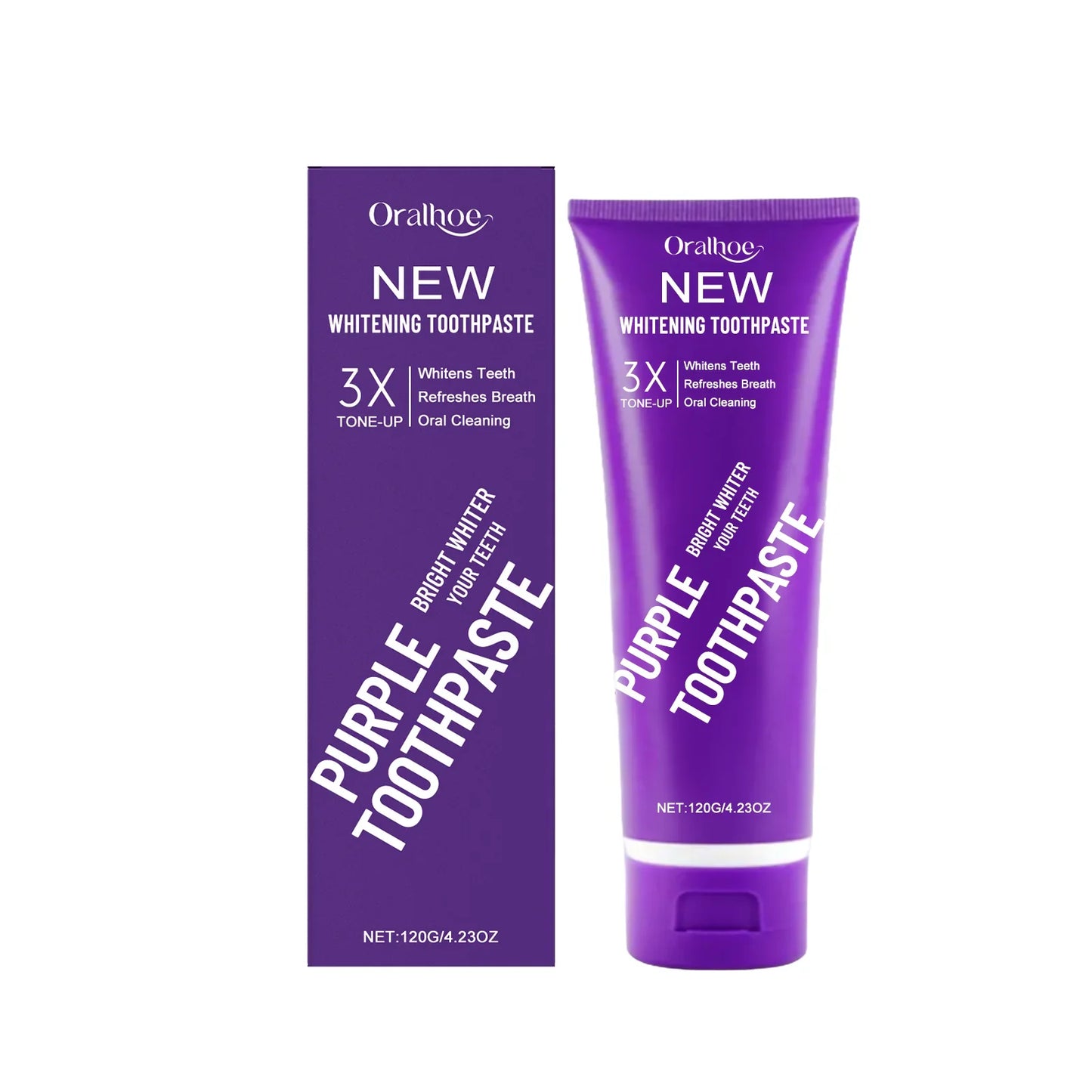 Oralhoe Purple Corrector Toothpaste – Whitening & Deep Clean