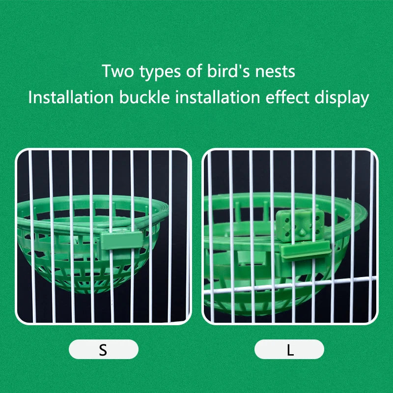 Canary Bird Nesting Pan – Plastic Egg Hatching Nest for Pet Birds Bird Nesting Pan Peaceful Pleasures Health and Wellness