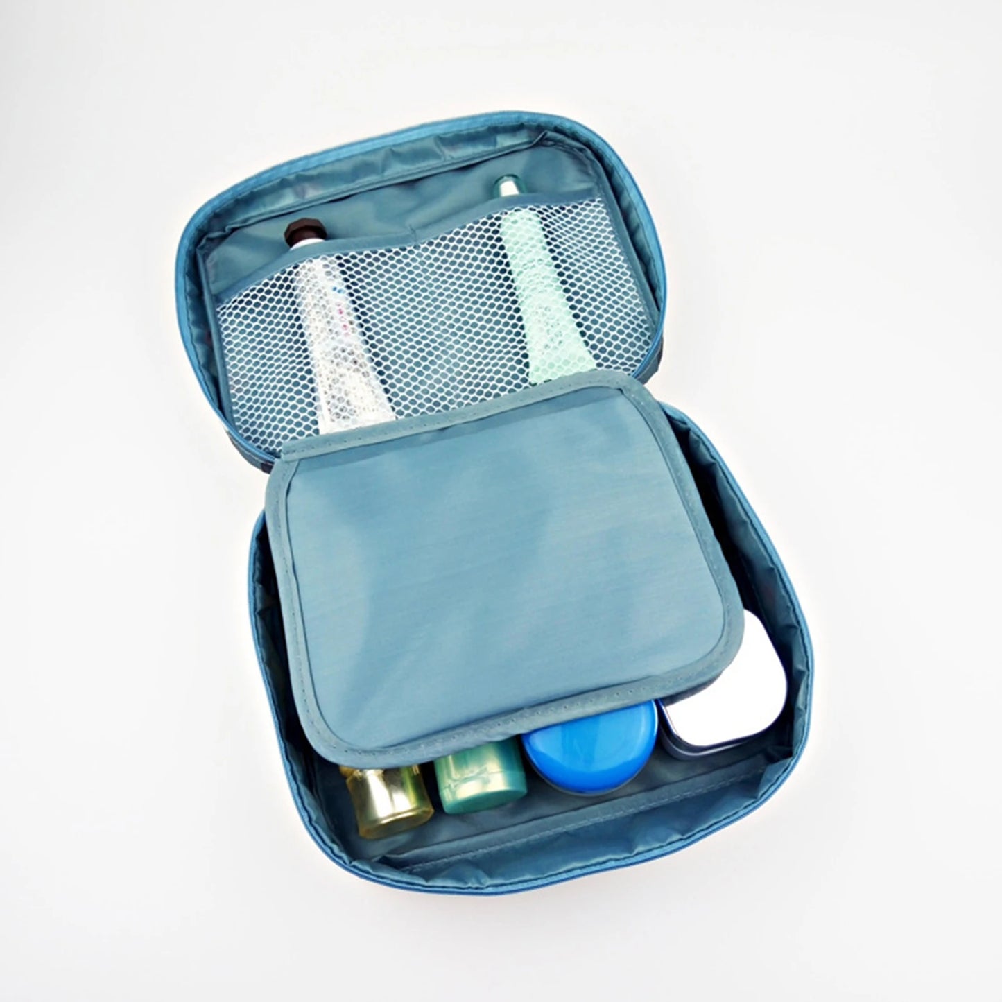 Extra Large Capacity Toiletry Bags Large Makeup Bag Cosmetic Organizer for Travel Toiletries and Shower Peaceful Pleasures Health and Wellness