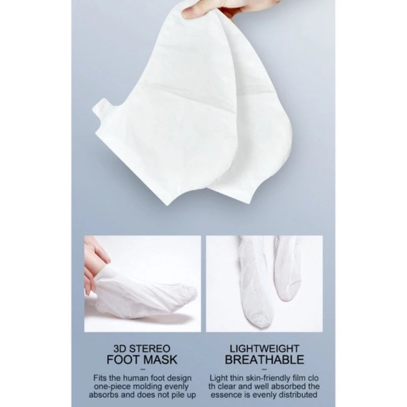 1 Pair Exfoliating Feet Mask Exfoliating Foot Peel Mask Socks Pedicure Peeling Dead Skin Remover Feet Mask Peel Moisturizing Peaceful Pleasures Health and Wellness