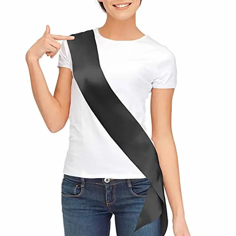 Blank DIY Sash for Bachelorette, Birthday & Party Events DIY Party Sash Peaceful Pleasures Health and Wellness