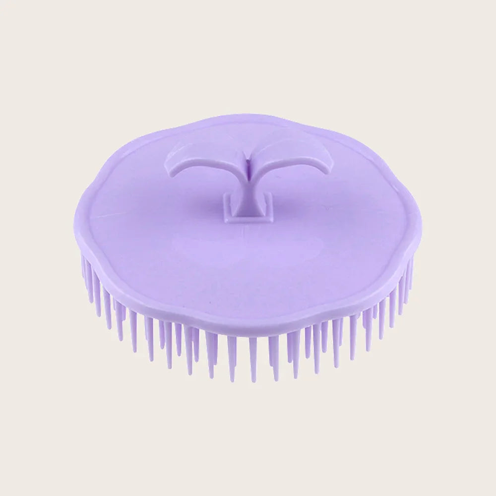 Silicone Scalp Massage Brush – Shampoo & Hair Care Comb