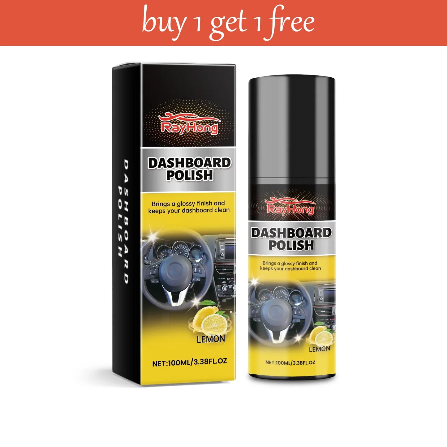 RAYHONG 100G Dashboard Polish – Remove Stains & Restore Shine