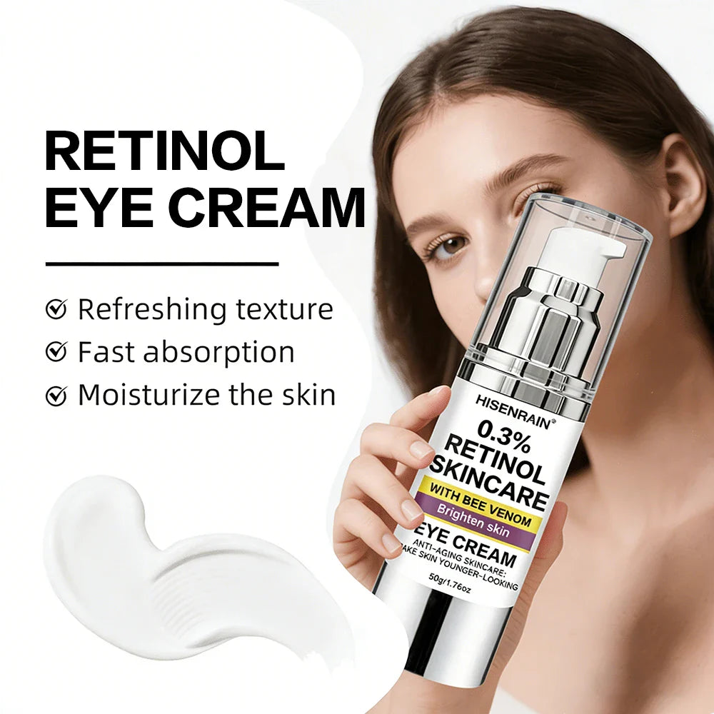 HISENRAIN Retinol Eye Cream – Brightening & Anti-Aging 50g