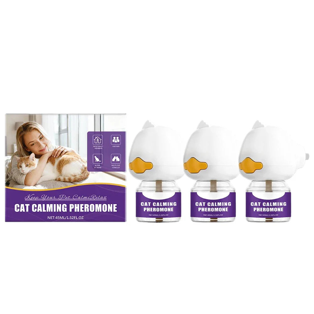 Cat Calming Pheromone Plug-In Diffuser 45ml – Stress Relief