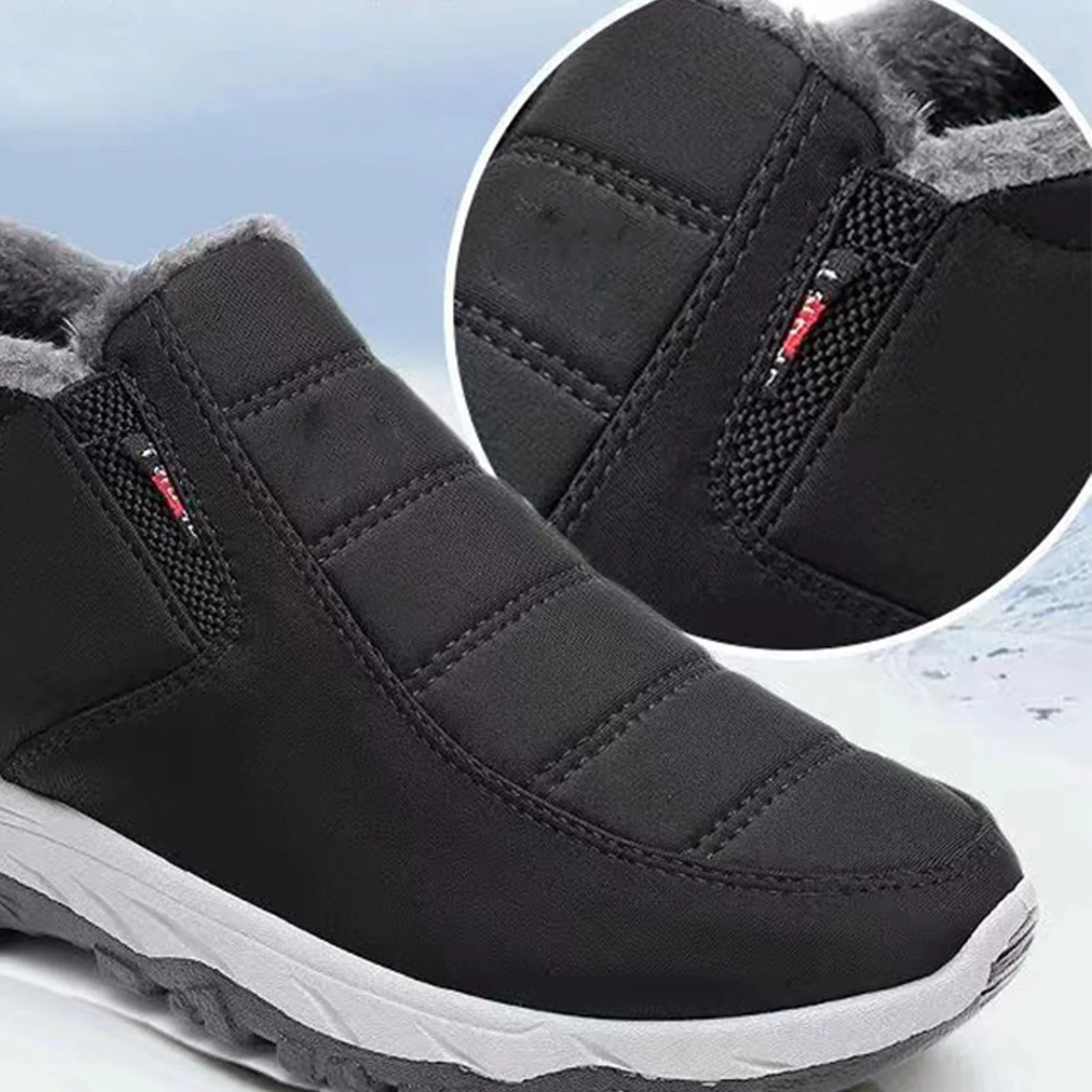 Woman Winter Warm Snow Boots Leisure Anti-slip Winter Walking Fashion Shoes Gift for Girlfriend Women Lover Peaceful Pleasures Health and Wellness