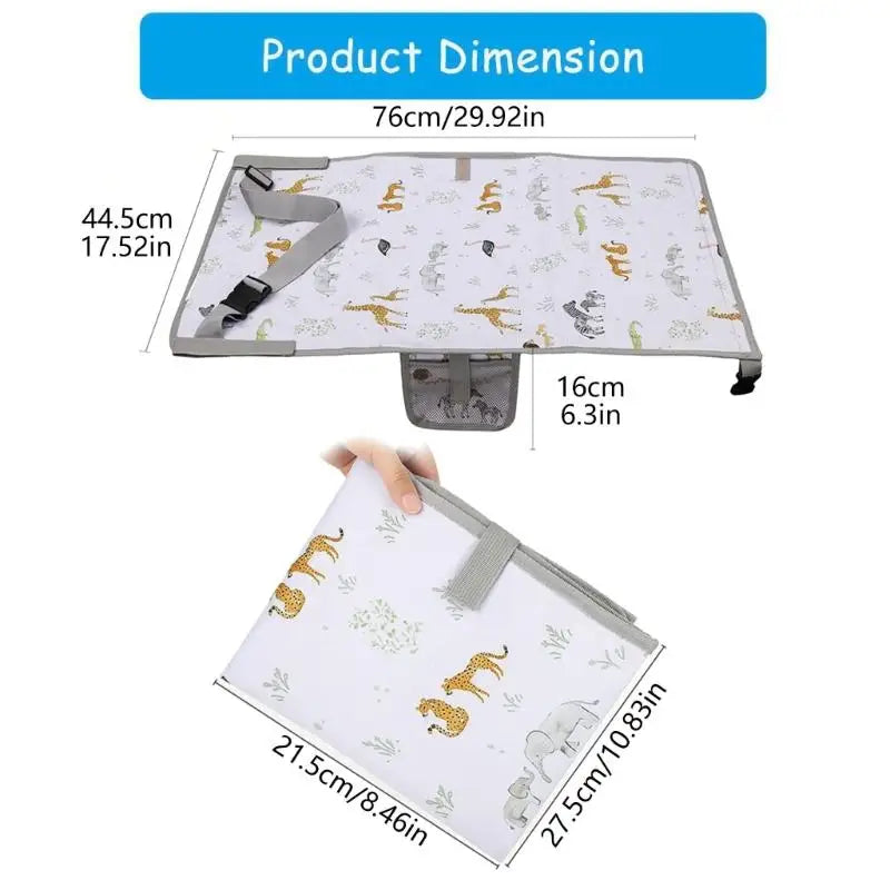 Kids Airplane Footrest Extender – Foldable Toddler Travel Bed