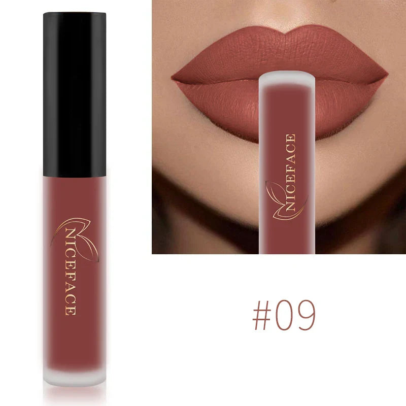 QiBest Matte Liquid Lipstick – Waterproof Long-Lasting Lip Gloss