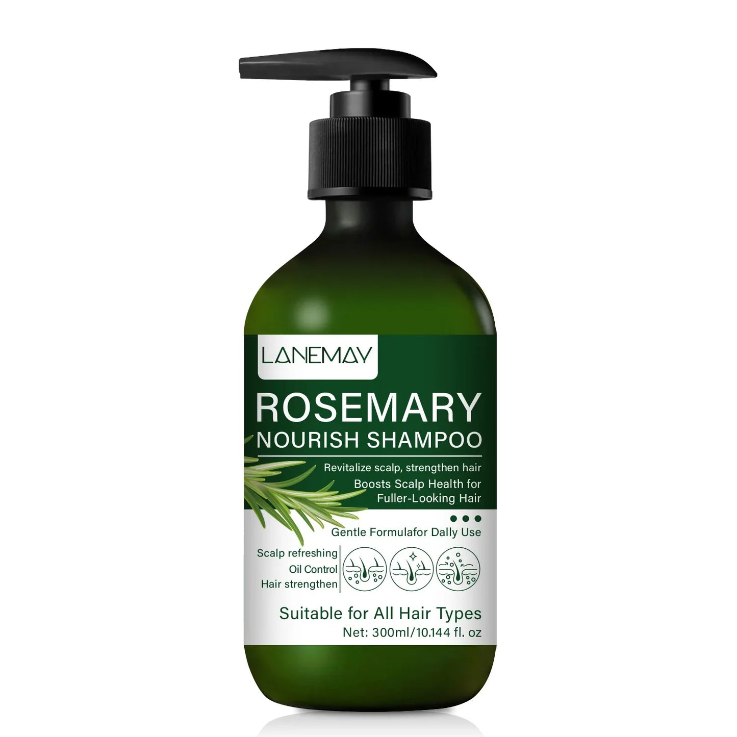 Rosemary Nourish Shampoo – Volume, Oil Control & Repair