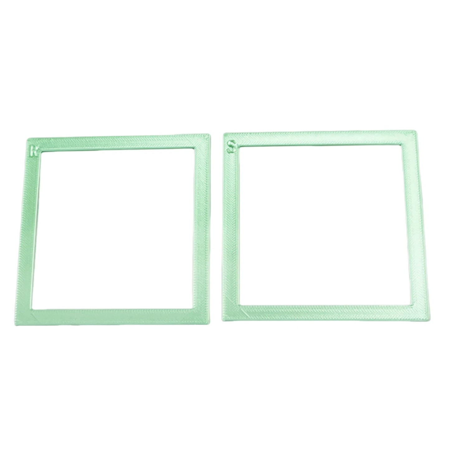 2Pcs Diamond Painting Positioning Frame Lightweight Diamond Painting Frame for Boys Girls Adults Students Home Office Leisure Peaceful Pleasures Health and Wellness Mint Green small