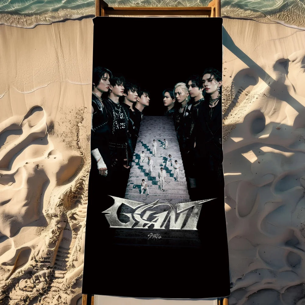 KPOP Stray Kids Beach Towel – Quick Dry Sports & Travel Gift