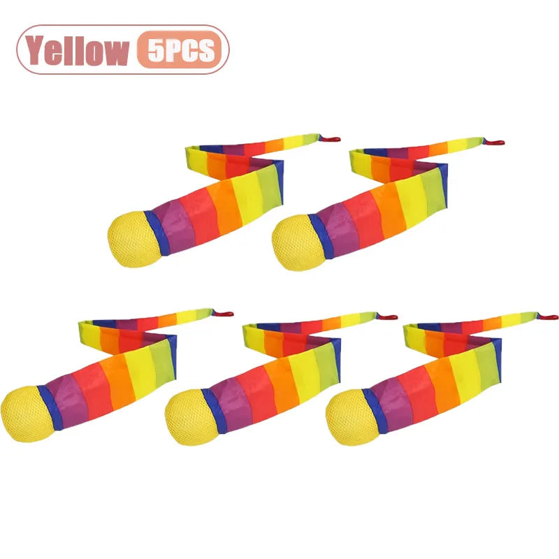 Rainbow Meteor Ball Set 1–20 PCS | Soft Tail Throwing Catching Toy