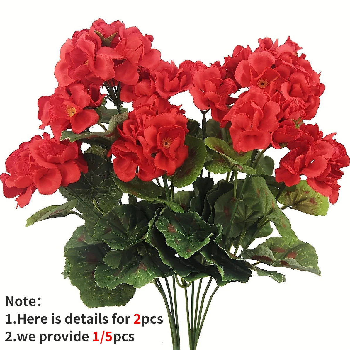 Silk Begonia Artificial Flowers UV-Resistant – Wedding & Garden