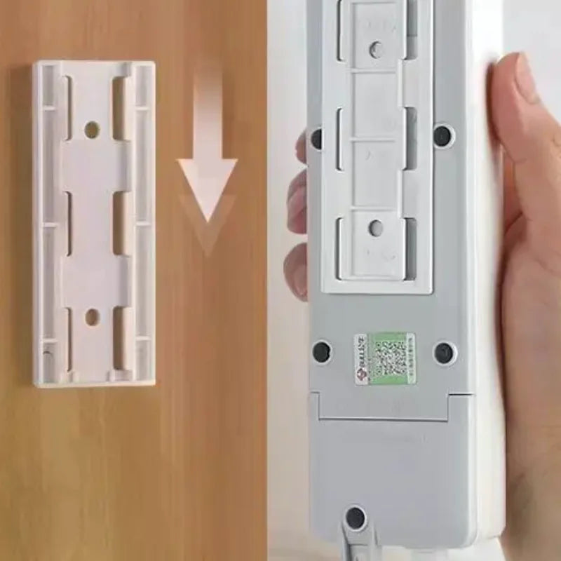 Self-Adhesive Power Strip Holder & Cable Organizer (5/10 Pack)