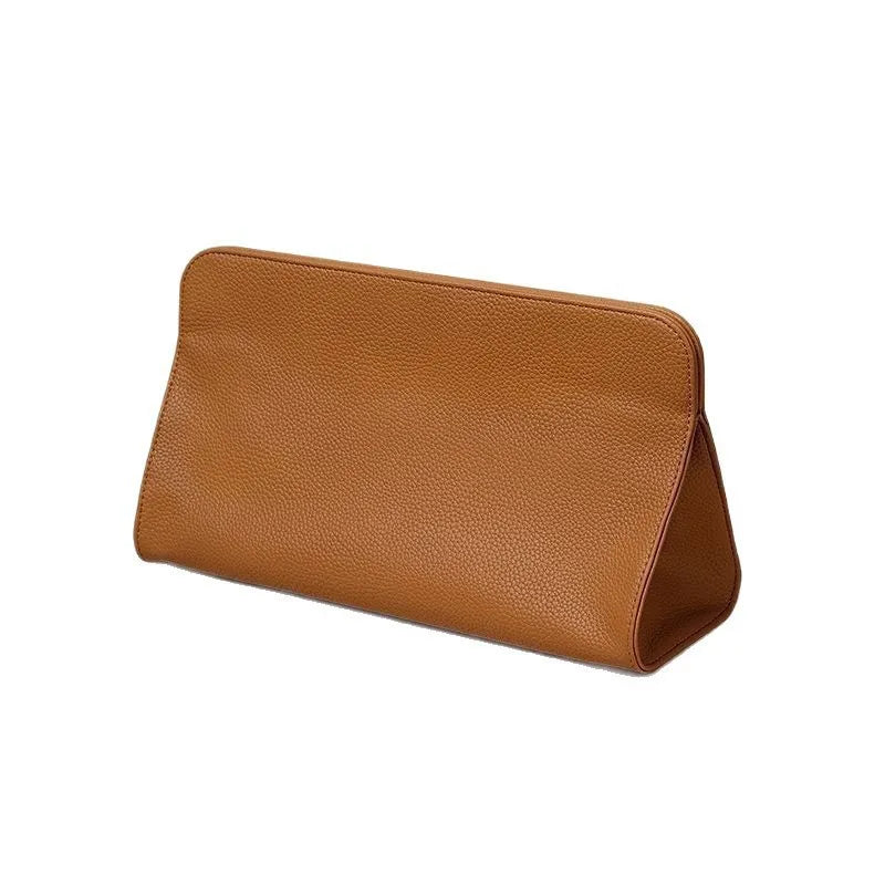 Hairdressing Tool Organizer Bag PU Leather Hair Straightener Curling Iron Storage Bag Hair Dryer Storage for Home Makeup Tools Peaceful Pleasures Health and Wellness