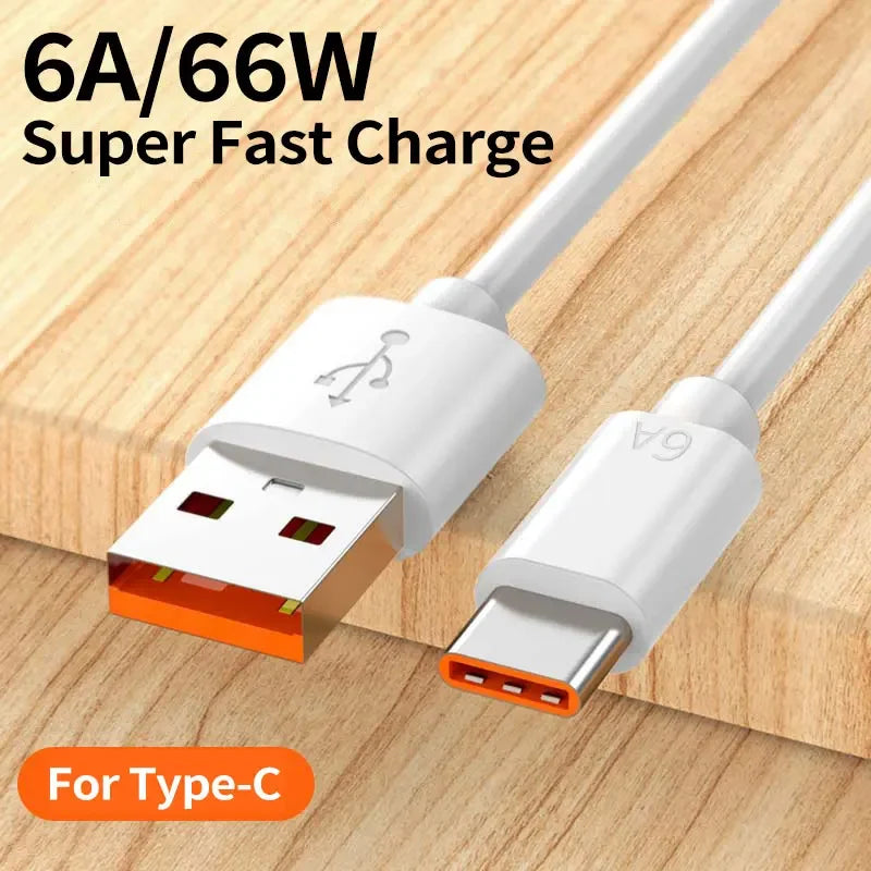 6A 66W USB-C Fast Charging Cable – Xiaomi POCO Realme