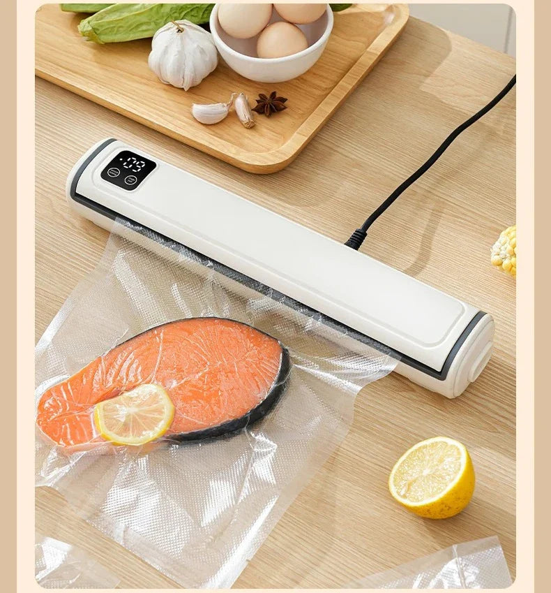 Portable Vacuum Sealer Machine | Dry & Wet Food + Bags