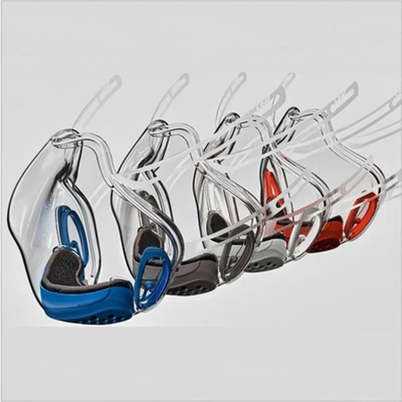 Transparent Protective Face Shield Mask Reusable Adult Plastic Mouth