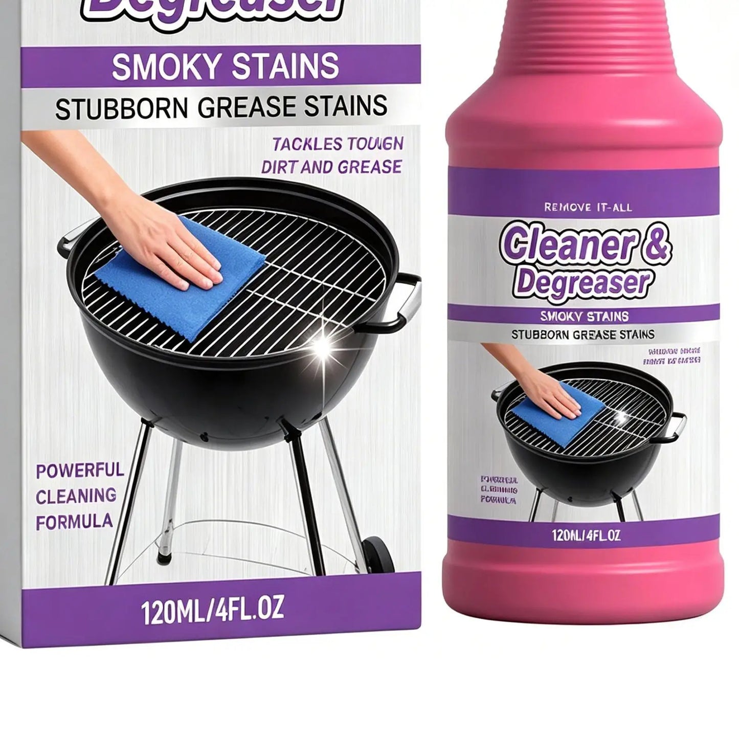 Heavy Duty Oven & Grill Degreaser Spray | BBQ Kitchen Cleaner