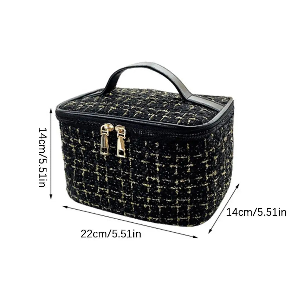 Cosmetics Bag Dual Purpose 2-in-1 Makeup Bag Large Capacity Fashion Travel Portable Cosmetics Bag for Women Men Peaceful Pleasures Health and Wellness
