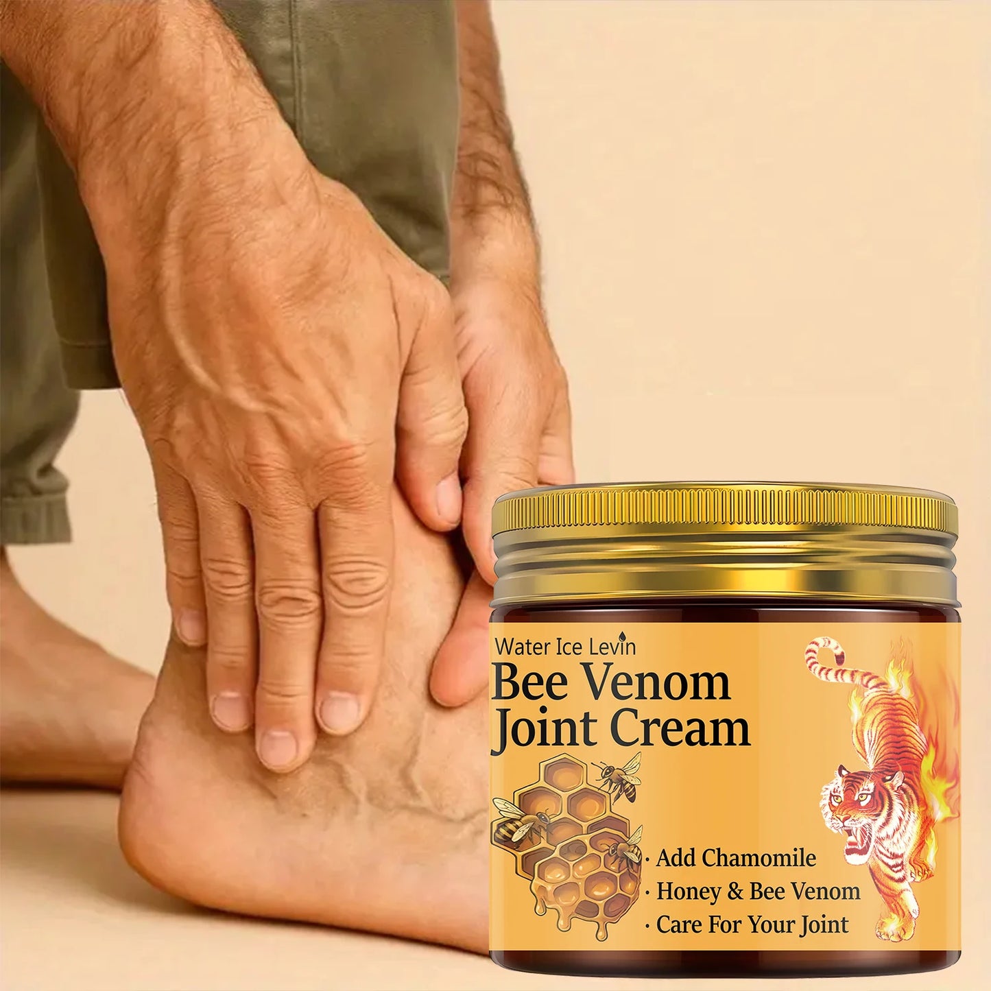 Bee Venom Body Cream with Chamomile & Honey | Moisturizing Firming Moisturizing Body Cream Peaceful Pleasures Health and Wellness