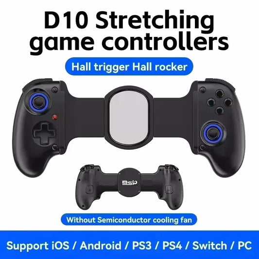 AyeBeau D11 Bluetooth Gamepad – Switch PS4 iOS Android Hall Kit Bluetooth Gamepad Oasis Select