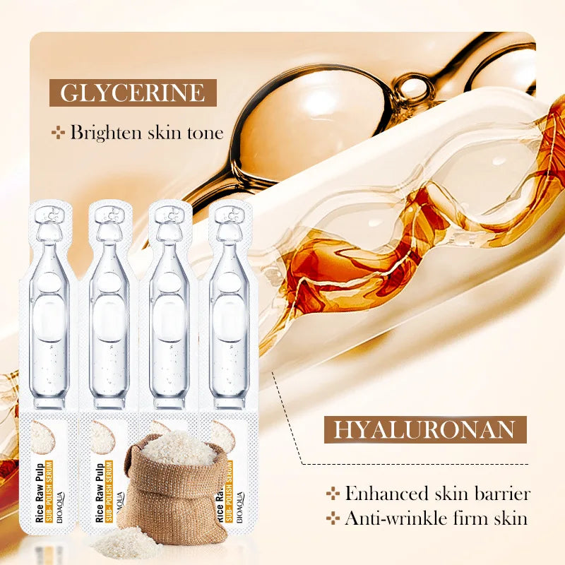 Rice Pulp Hyaluronic Acid Face Serum | Anti-Wrinkle Moisturizer