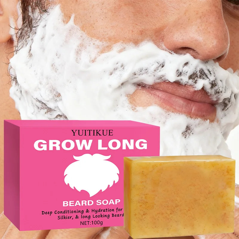 YUITIKUE Beard Soap 100g – Cleanse, Moisturize & Condition