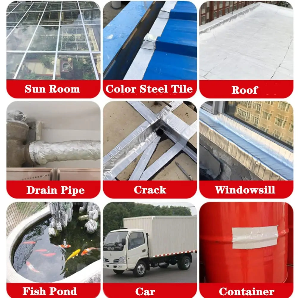 Aluminum Foil Butyl Tape – Waterproof Roof & Duct Repair