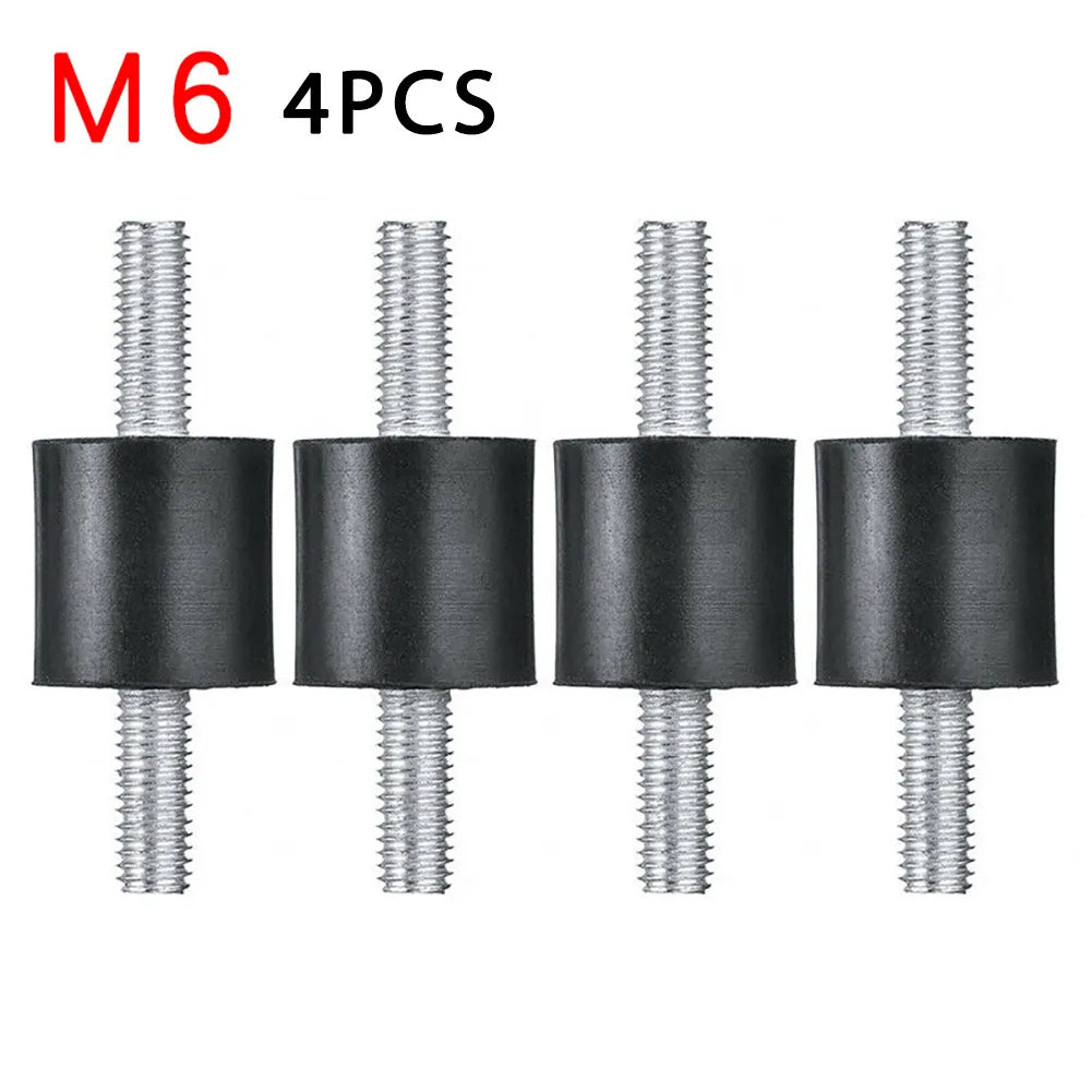 4 X Rubber Buffer Vibration Damper Silent Block Metal Protects