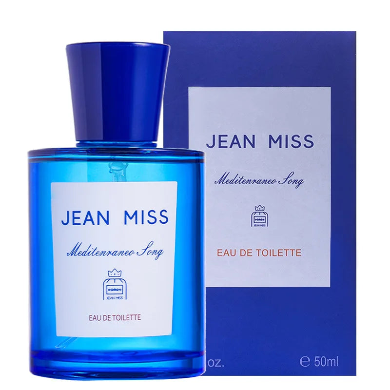 Blue Mediterranean Eau De Toilette 50ml Women Men Peach Fig Lemon Fragrance Long Lasting Fresh Ocean Scent Dating Spray Perfume Peaceful Pleasures Health and Wellness Lemon